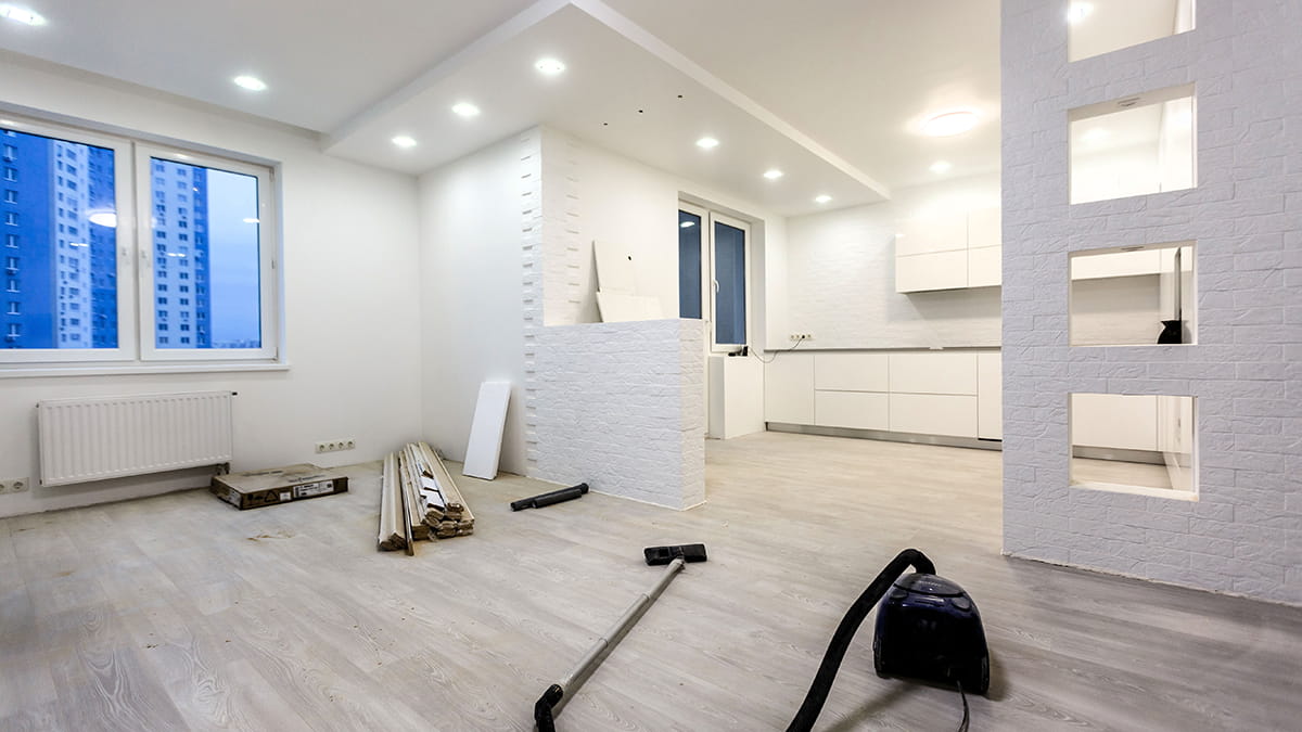 Post-Renovation House Cleaning Services - Dust & Debris Removal Avengers Cleaning Services providing post-construction cleaning to remove dust and debris from newly renovated homes.